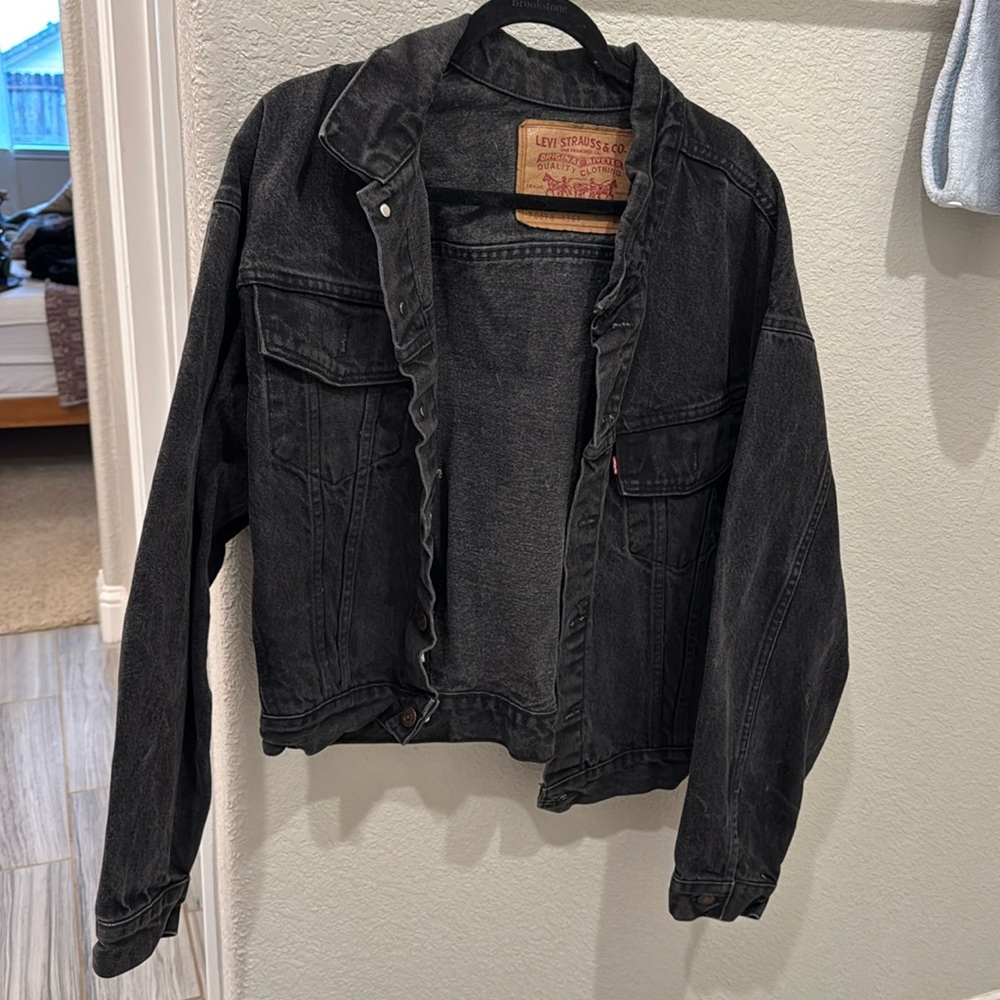 Relaxed Levi Strauss trucker denim jacket